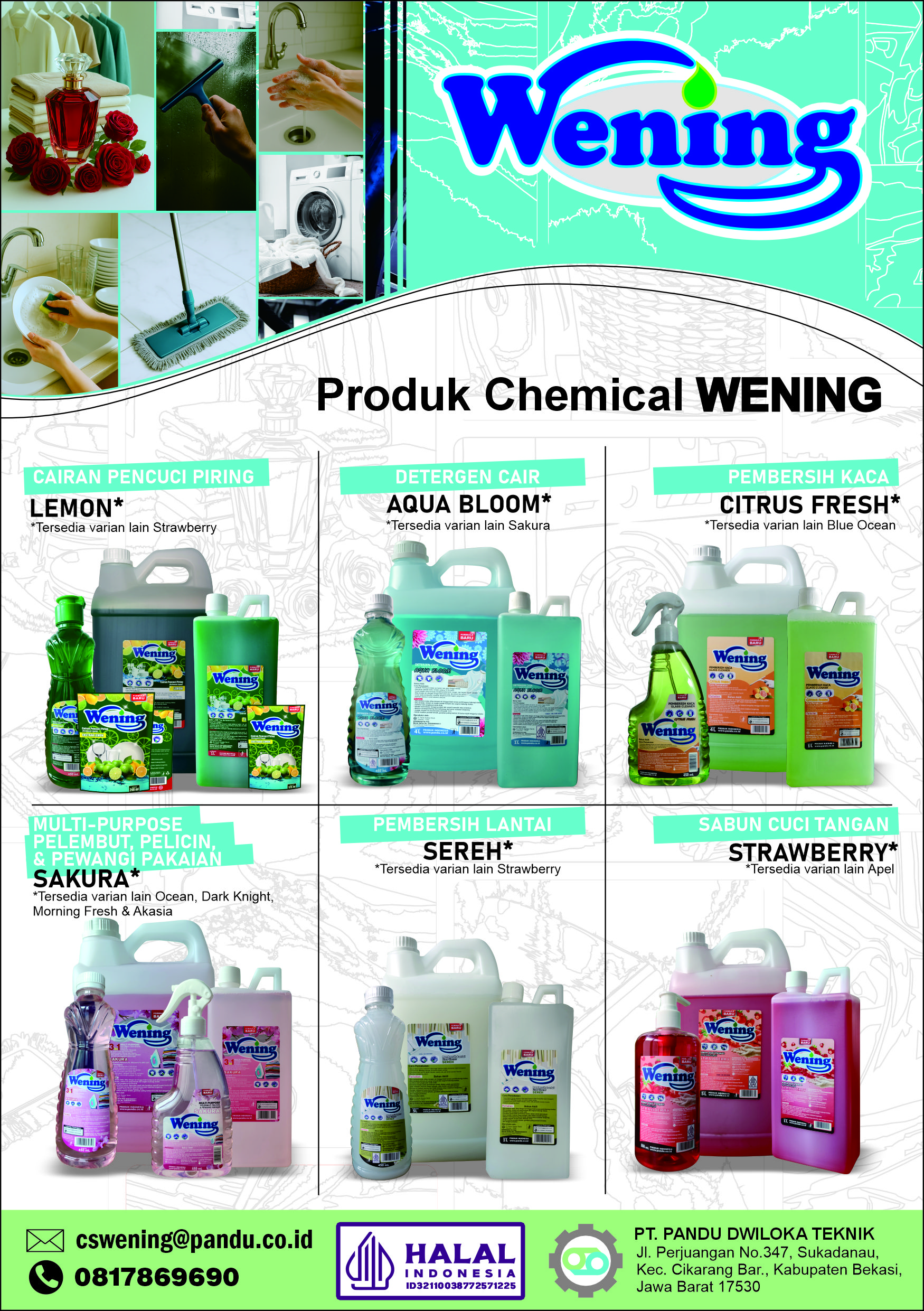 BROSUR PRODUK WENING